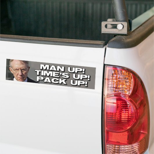 ANTIharry reid - MANN OBEN Autoaufkleber (Auf Lkw)