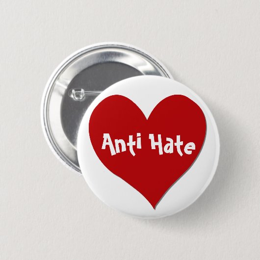 Antihaßknopf Button (Vorne & Hinten)