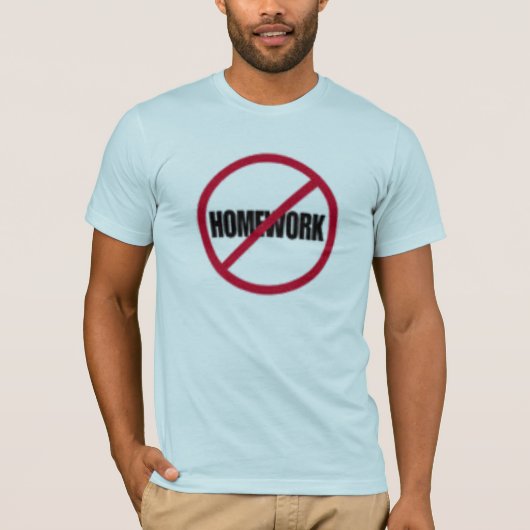AntiHausaufgaben T-Shirt (Vorderseite)