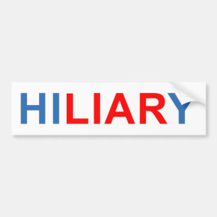 AntiHillary Autoaufkleber