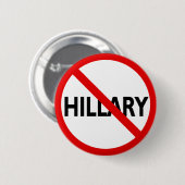 AntiHillary Button (Vorne & Hinten)