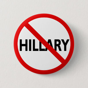 AntiHillary Button