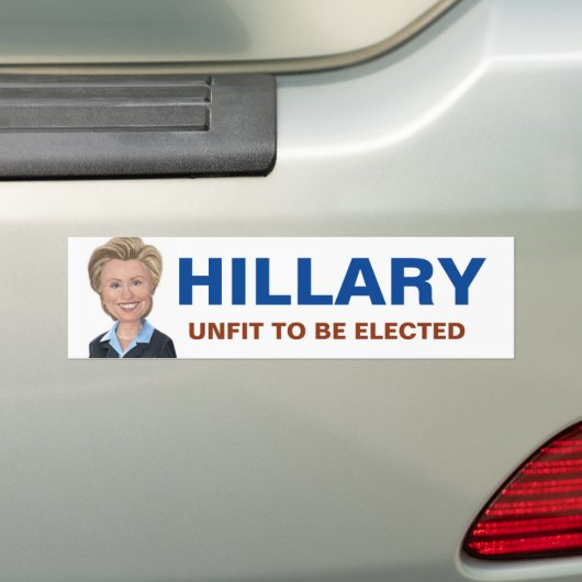 AntiHillary Clinton Autoaufkleber (Auf Auto)