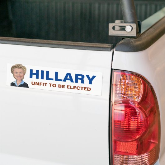 AntiHillary Clinton Autoaufkleber (Auf Lkw)