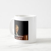 Antihillary Clinton Kaffeetasse (Vorderseite Links)