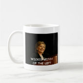 Antihillary Clinton Kaffeetasse (Links)