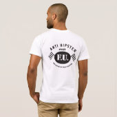 AntiHipster-Geschäfts-Lappen-T - Shirt (Schwarz voll)