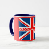 AntiHumor gordon Brown Brish lustig Tasse (Vorderseite Links)