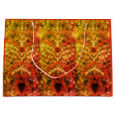 Antiindische Textilgestaltung Große Geschenktüte (Vorderseite)