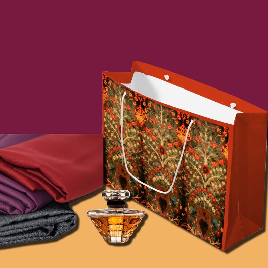 Antiindische Textilgestaltung Große Geschenktüte