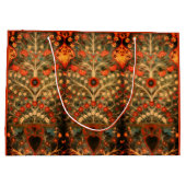 Antiindische Textilgestaltung Große Geschenktüte (Rückseite)