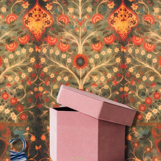 Antiindische Textilgestaltung Seidenpapier