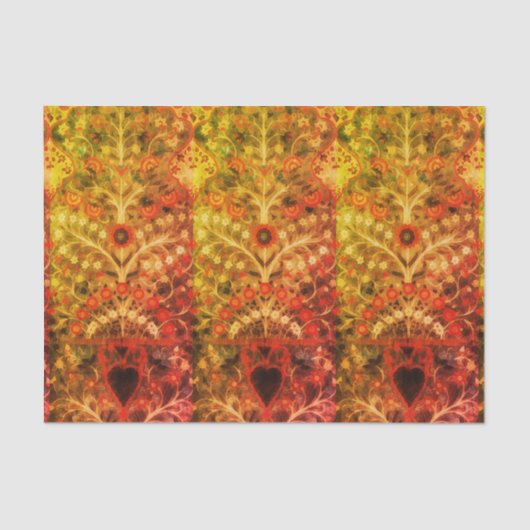 Antiindisches Textildesign Gewebepapier Seidenpapier (Vorderseite)