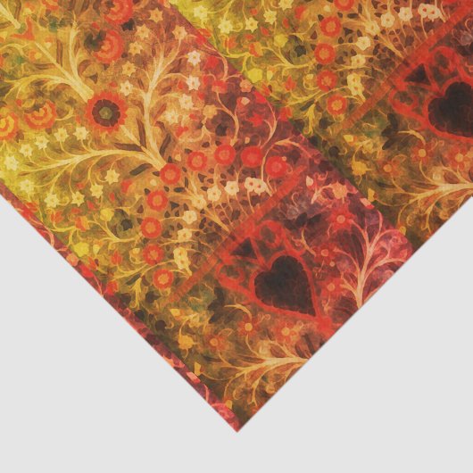 Antiindisches Textildesign Gewebepapier Seidenpapier (Ausschnitt)