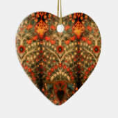 Antiindisches Textildesign - Name hinzufügen Keramik Ornament (Rechts)