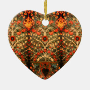 Antiindisches Textildesign - Name hinzufügen Keramik Ornament