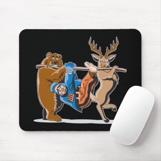 Antijagd-Tier-Rache Mousepad (Mit Mouse)