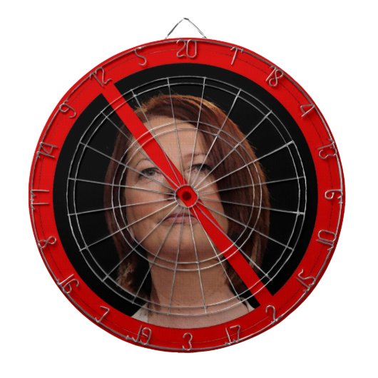 Antijulia Gillard Dartscheibe (vorne)