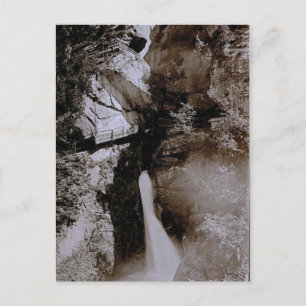 Antik, 1890, Trümmelbachfälle, Lauterbrunnen Postkarte