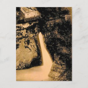 Antik, 1890, Trümmelbachfälle, Lauterbrunnen Postkarte