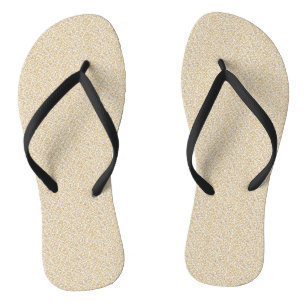 Antik 1940er Jahre Mustard Berry & Leaf Badesandalen