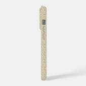 Antik 1940er Jahre Mustard Berry & Leaf iPhone Hülle (Linke Seite)