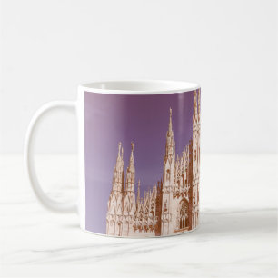 Antik aussehende Kathedrale von Mailand, auch beka Kaffeetasse