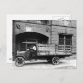 Antik-Bierwagen, 1920er Postkarte (Vorne/Hinten)