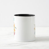 Antik, Blumen Tasse (Zentrum)