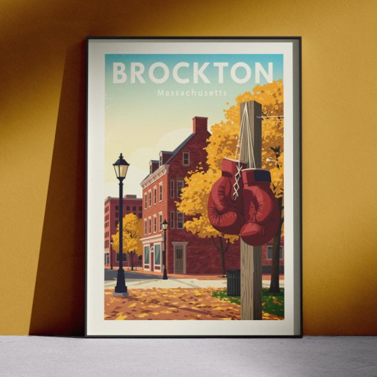 Antik Brockton Massachusetts Poster