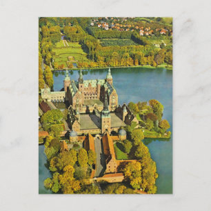 Antik Dänemark, Fredericksburg, Schloss Postkarte