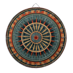 Antik Farbige Dartscheibe