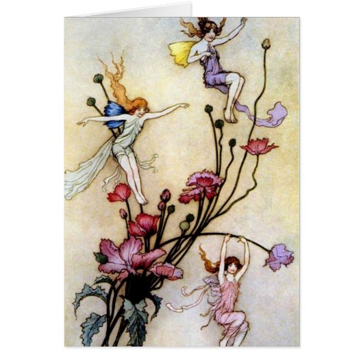 Antik - Feen in den Blumen, (Vorne)