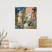 Antik Georges de Feure Poster (Küche)