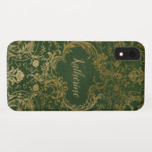 Antik Green und Gold iPhone XR Fall Case-Mate iPhone Hülle (Rückseite (Horizontal))