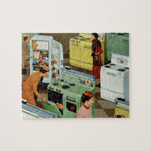 Antik-Haushaltsgeräte-Ausstellungsraum Geschäft Ei Puzzle