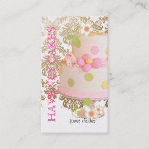 Antik, Hochzeitstorte/Konditorei/Pâtisserie Visitenkarte