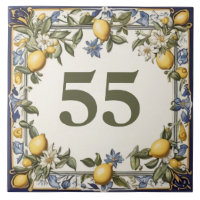 Antik Lemon Door House Nummernschild Plaque