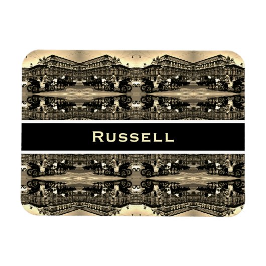 Antik Österreich Wien Fiaker Staatsoper Oper Magnet (Horizontal)