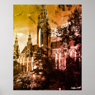 Antik Österreich Wien Rathaus Rathaus Poster
