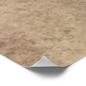 Antik Papier Pergamentpapier Vorlage Blanko Poster (Ecke)