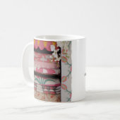 Antik-Quilt-Tasse - Quilt-Junkie Kaffeetasse (Vorderseite Links)
