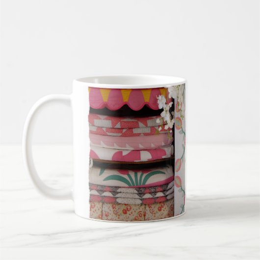Antik-Quilt-Tasse - Quilt-Junkie Kaffeetasse (Links)