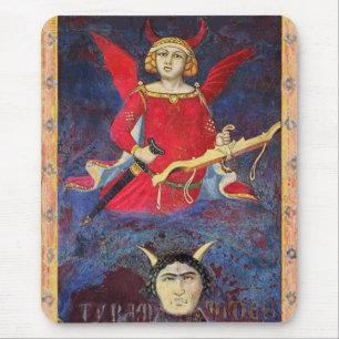 ANTIK RENAISSANCE TAROTS /DER TEUFEL Stolz Detail Mousepad