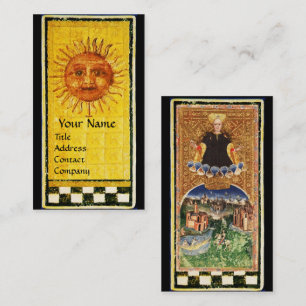 ANTIK RENAISSANCE TAROTS/ DIE SONNE UND DIE WELT VISITENKARTE