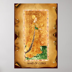 ANTIK RENAISSANCE TAROTS / MAGD DER MÜNZEN POSTER