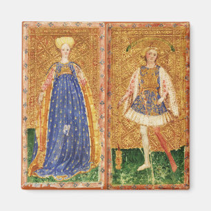 ANTIK RENAISSANCE TAROTS / MAGD UND SEITE DER STÄB MAGNET