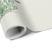 Antik Rustikal Lavendel Neutral Geschenkpapier (Rolleneckpunkt)