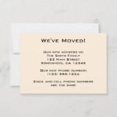 Antik San Francisco City Map, Adresswechsel Einladung (Rückseite)