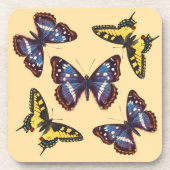 Antik Schmetterling Getränkeuntersetzer (Vorderseite)